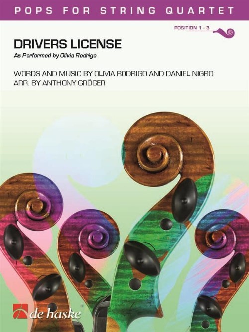 Drivers License (String Quartet - Score and Parts)