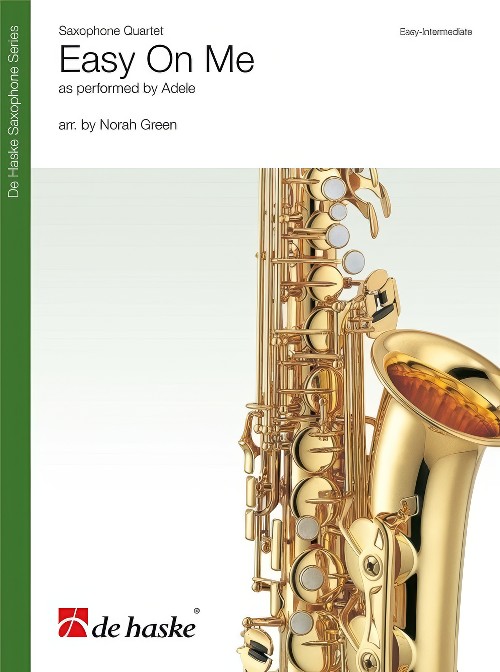 Easy on Me (Saxophone Quartet - Score and Parts)