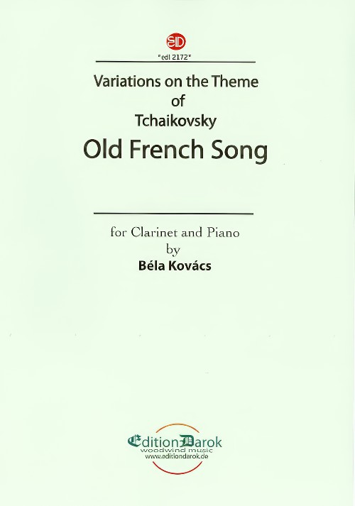 Old French Song (Clarinet Solo with Piano Accompaniment)
