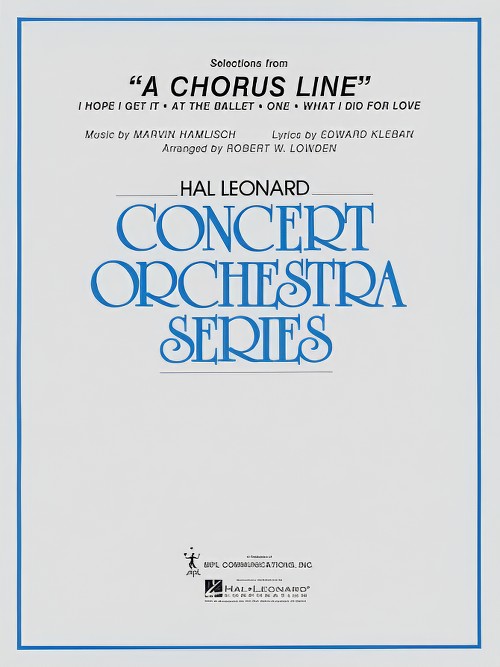 A Chorus Line, Selections from (Full Orchestra - Score and Parts)