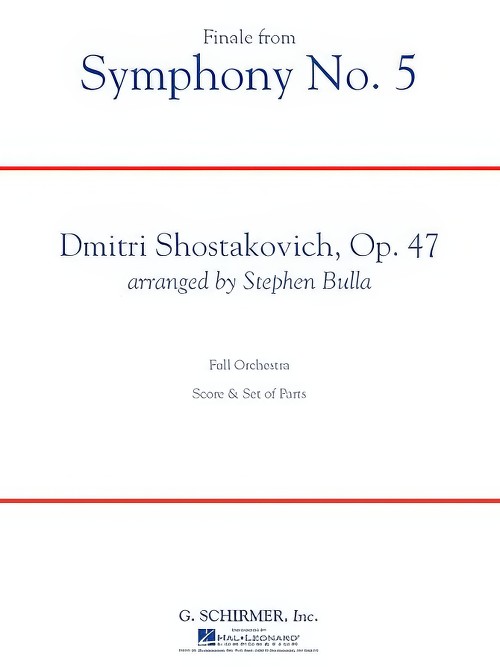 Symphony No.5, Finale from (Full Orchestra - Score and Parts)