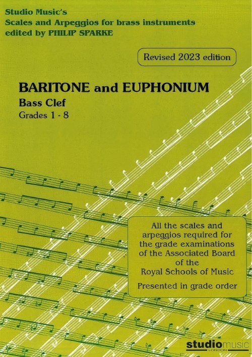 Scales and Arpeggios for Brass Instruments (Baritone and Euphonium Bass Clef)