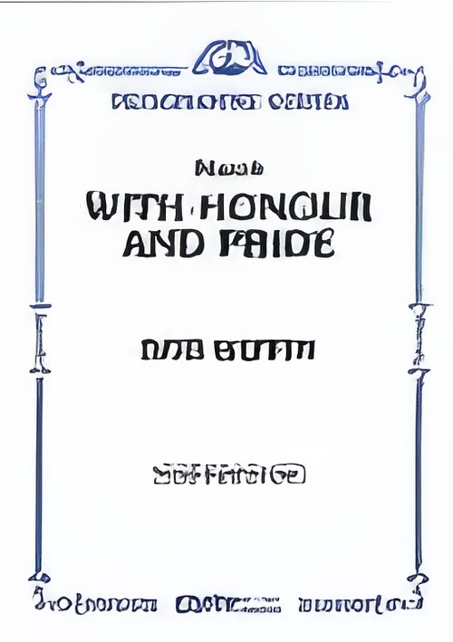 WITH HONOUR AND PRIDE (Programme Concert Band Extra Score)