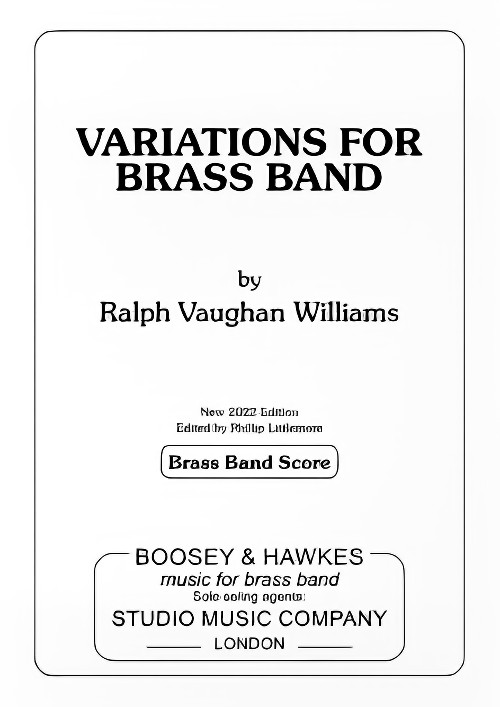 Variations for Brass Band (2022 Revised Version) (Brass Band - Score only)