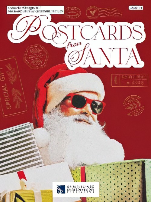 Postcards from Santa (Saxophone Quintet - Score and Parts)