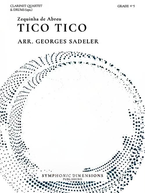 Tico Tico (Clarinet Quartet - Score and Parts)