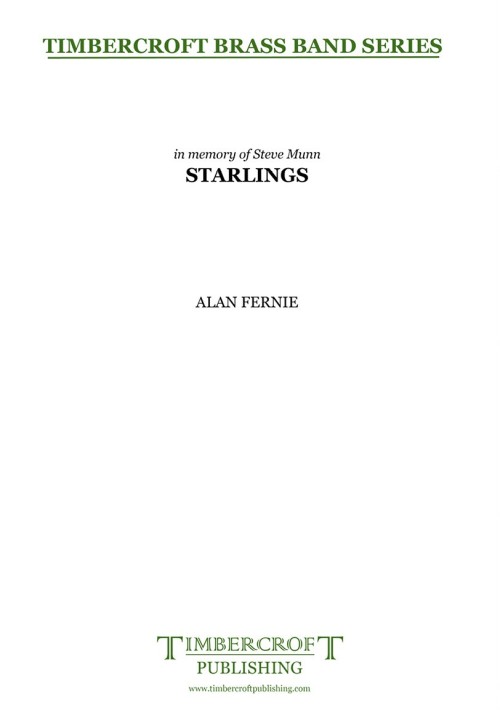 Starlings (Brass Band - Score and Parts)