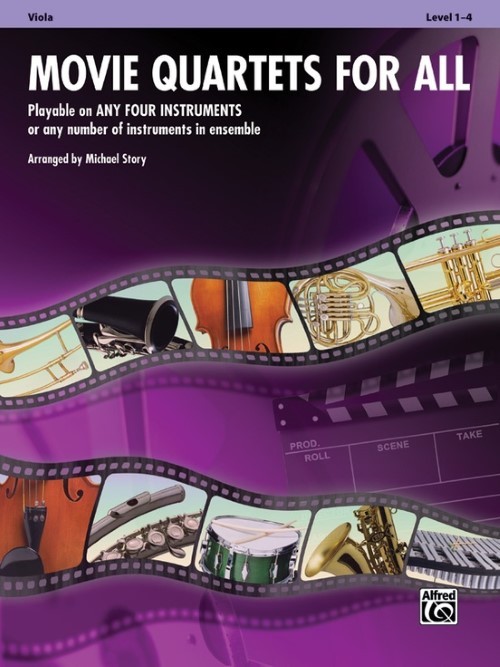 Movie Quartets for All (Viola)