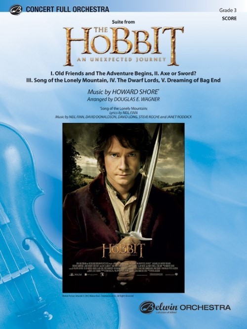 The Hobbit: An Unexpected Journey, Suite from (Full Orchestra - Score and Parts)