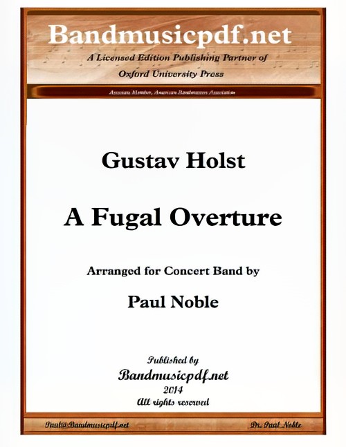 A Fugal Overture (Concert Band - Score and Parts)