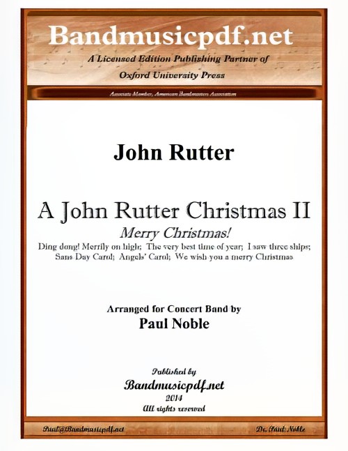A John Rutter Christmas II - Merry Christmas (Concert Band - Score and Parts)