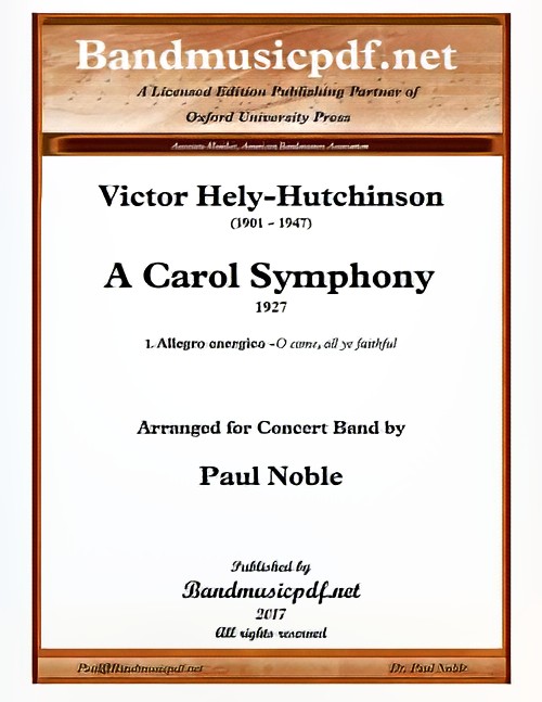 A Carol Symphony, 1st Movement (Concert Band - Score and Parts)