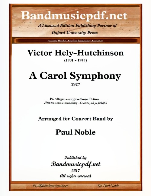 A Carol Symphony, 4th Movement (Concert Band - Score and Parts)
