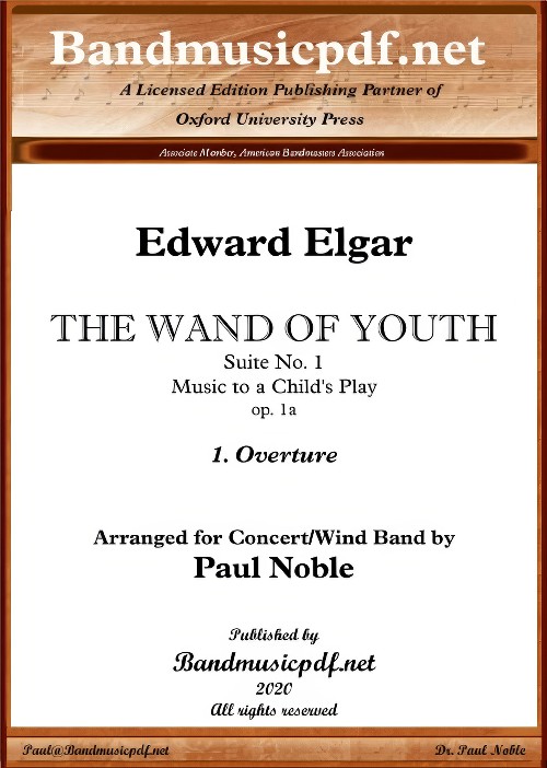 The Wand of Youth, Suite No.1 - I. Overture (Concert Band - Score and Parts)