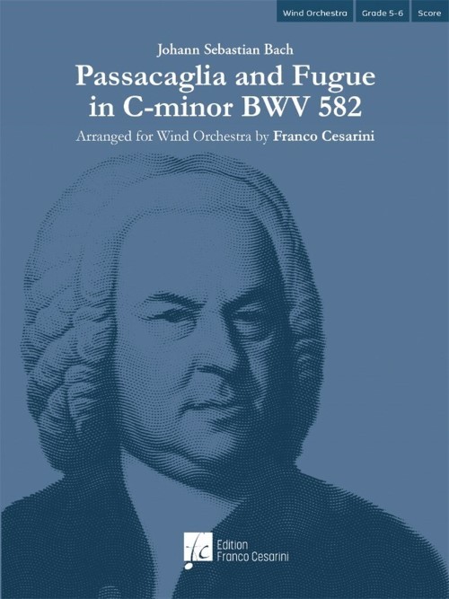 Passacaglia and Fugue in C minor BWV 852 (Concert Band - Score and Parts)