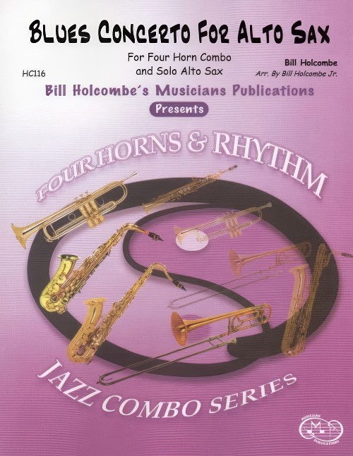 Blues Concerto (Alto Saxophone Solo with Jazz Combo - Score and Parts)