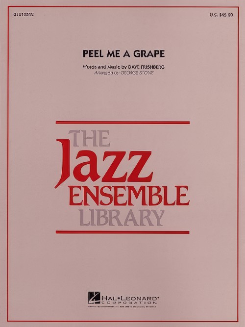 Peel Me a Grape (Jazz Ensemble - Score and Parts)