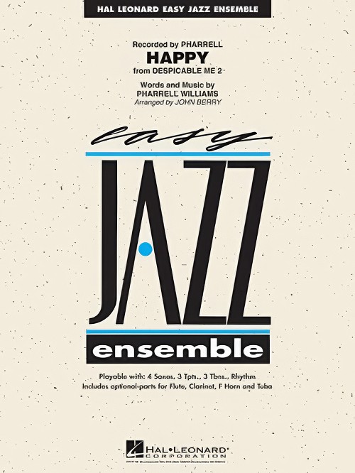 Happy (from Despicable Me 2) (Jazz Ensemble - Score and Parts)