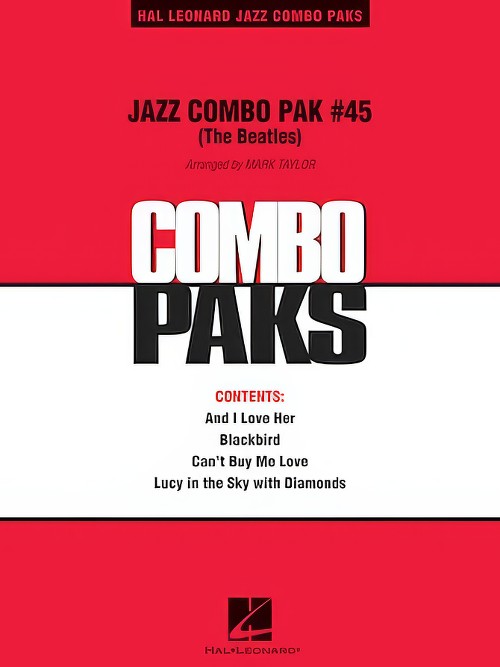 Jazz Combo Pak No.45 (The Beatles) (Jazz Combo - Score and Parts)
