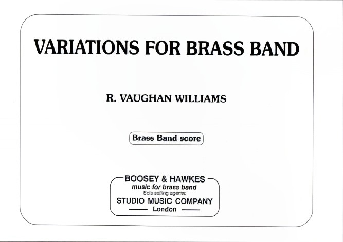 Variations for Brass Band (Original Version) (Brass Band - Score only)