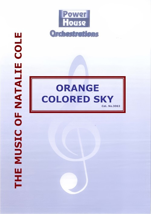 Orange Colored Sky (Vocal Solo with Big Band - Score and Parts)