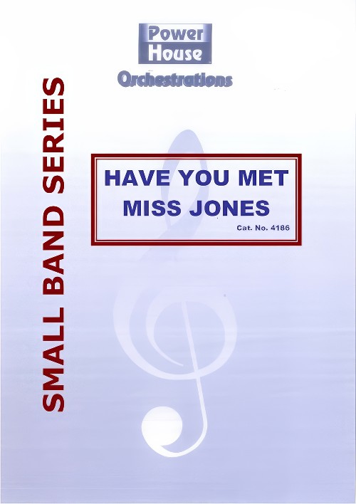 Have You Met Miss Jones? (Vocal Solo with Small Band - Score and Parts)