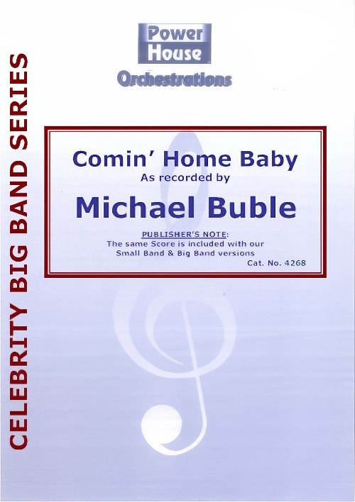 Comin' Home Baby (Vocal Solo with Big Band - Score and Parts)