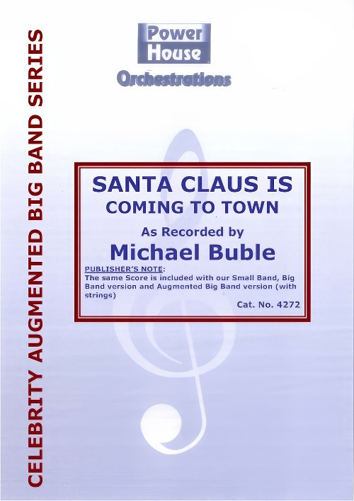 Santa Claus is Coming to Town (Vocal Solo with Augmented Big Band - Score and Parts)