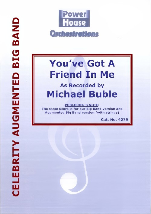 You've Got a Friend in Me (Vocal Solo with Augmented Big Band - Score and Parts)