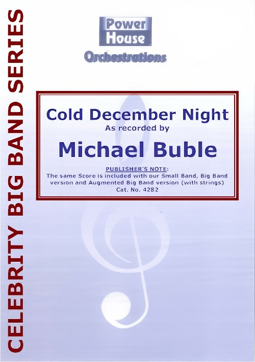 Cold December Night (Vocal Solo with Big Band - Score and Parts)