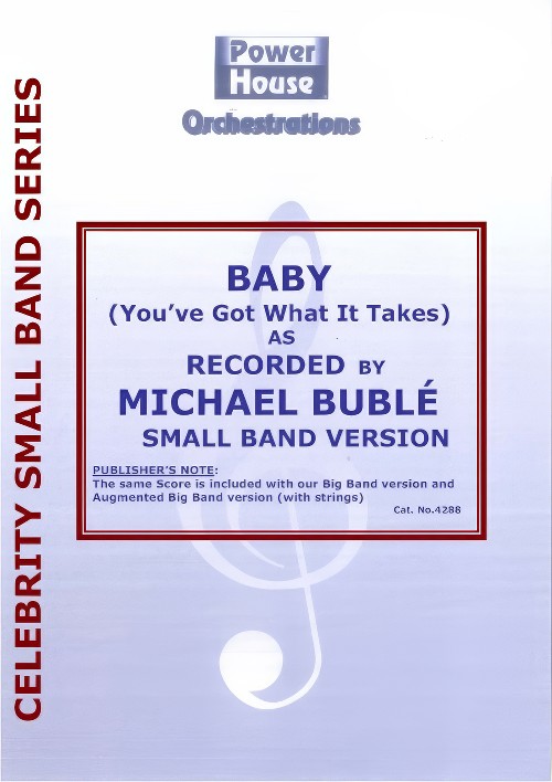 Baby (You've Got What It Takes) (Vocal Duet with Small Band - Score and Parts)