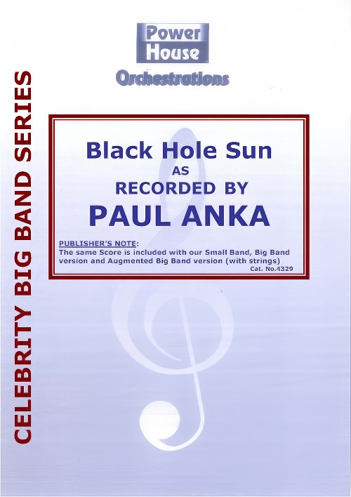 Black Hole Sun (Vocal Solo with Big Band - Score and Parts)
