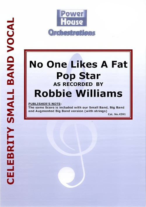 No One Likes a Fat Pop Star (Vocal Solo with Small Band - Score and Parts)