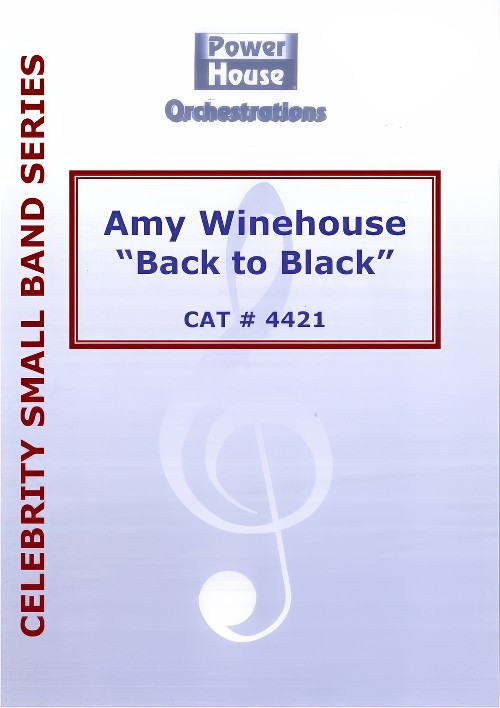 Back to Black (Vocal Solo with Small Band - Score and Parts)