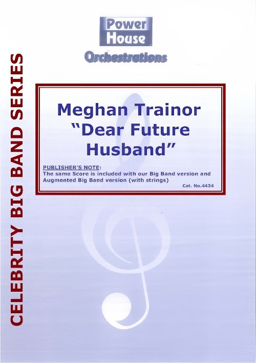 Dear Future Husband (Vocal Solo with Big Band - Score and Parts)