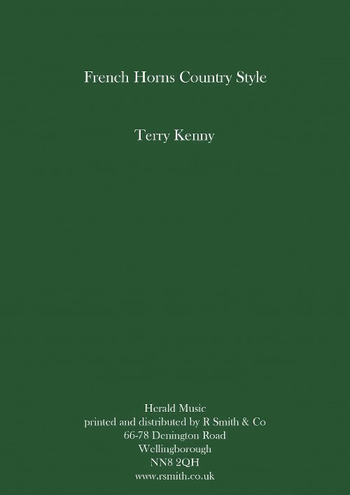 French Horns - Country Style (Horn Section with Concert Band - Score and Parts)