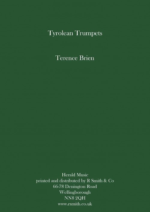 Tyrolean Trumpets (Trumpet Trio with Concert Band - Score and Parts)