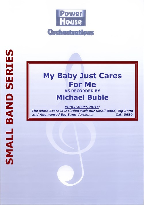 My Baby Just Cares for Me (Vocal Solo with Small Band - Score and Parts)
